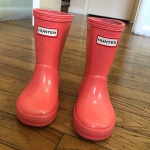 Toddler size 6 hunter boots